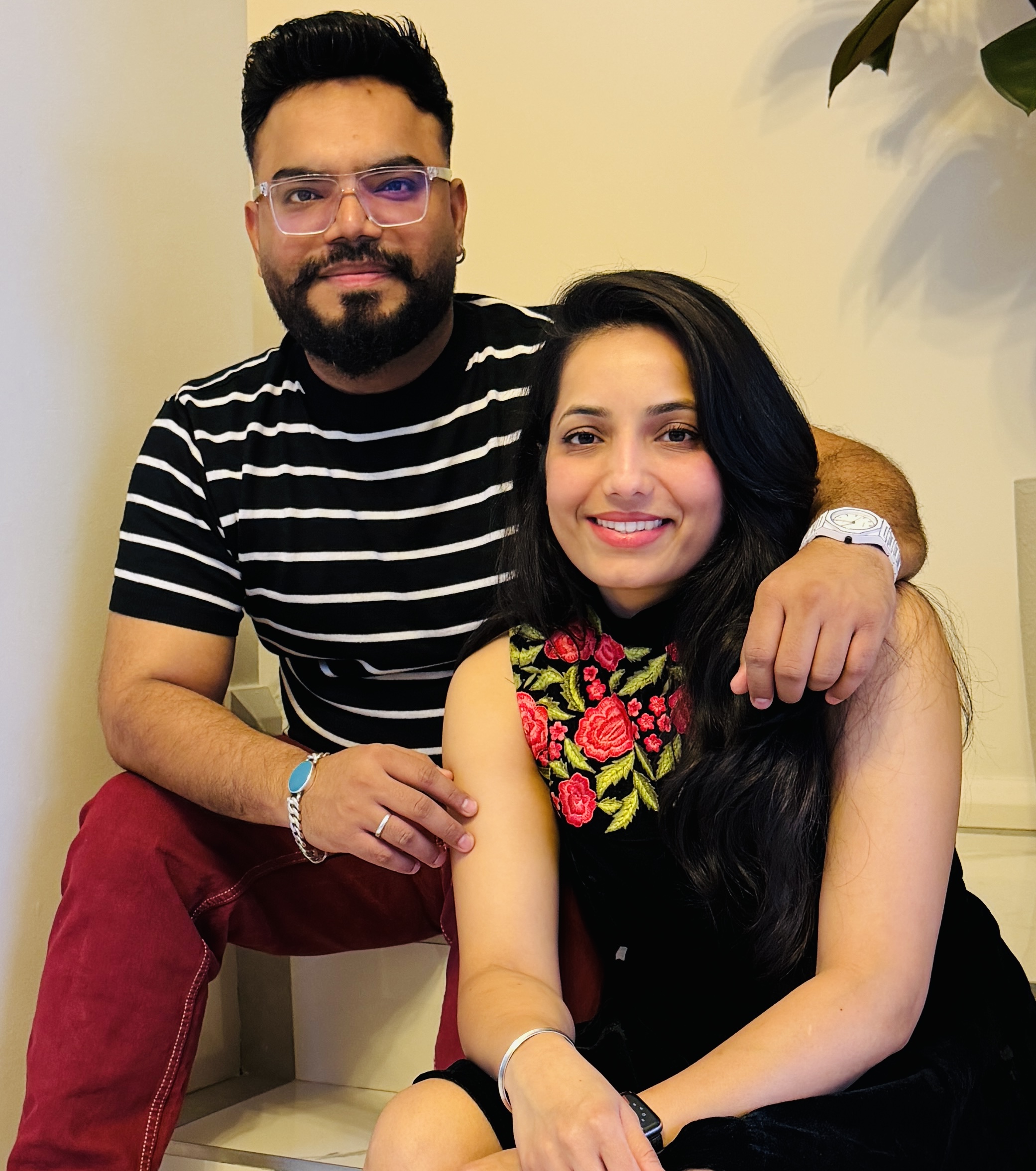 Siddharth and Hirwa Darji, founders of GJ 06